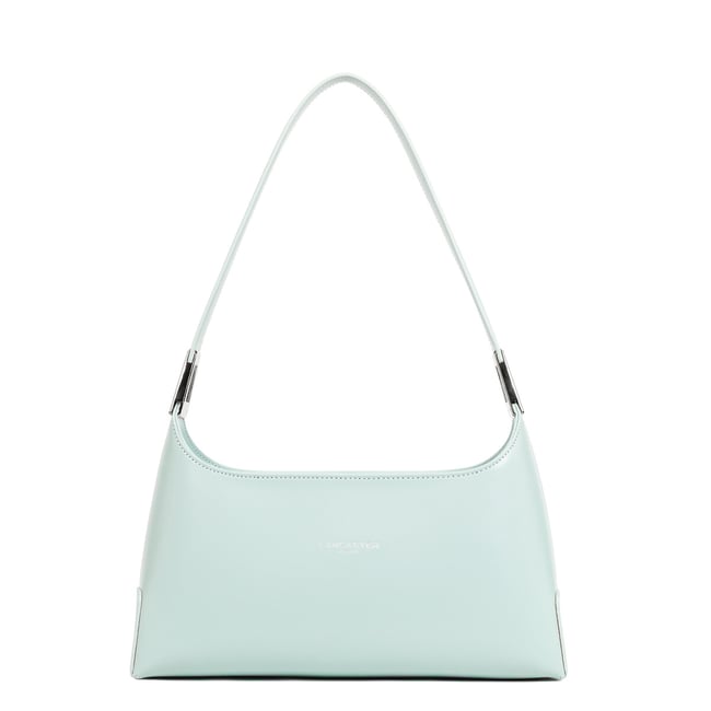 Sac zippé en cuir SUAVE ACE bleu <span itemprop=