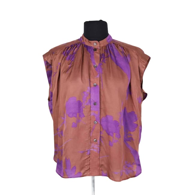 Blouse - Très Bon État marron <span itemprop=