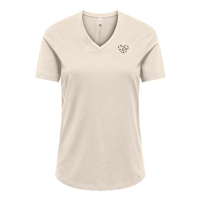 Tee shirt col v manches courtes - ONLY