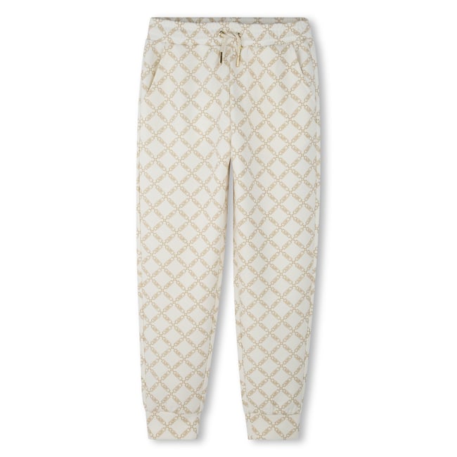 Pantalon de jogging ecru beige <span itemprop=