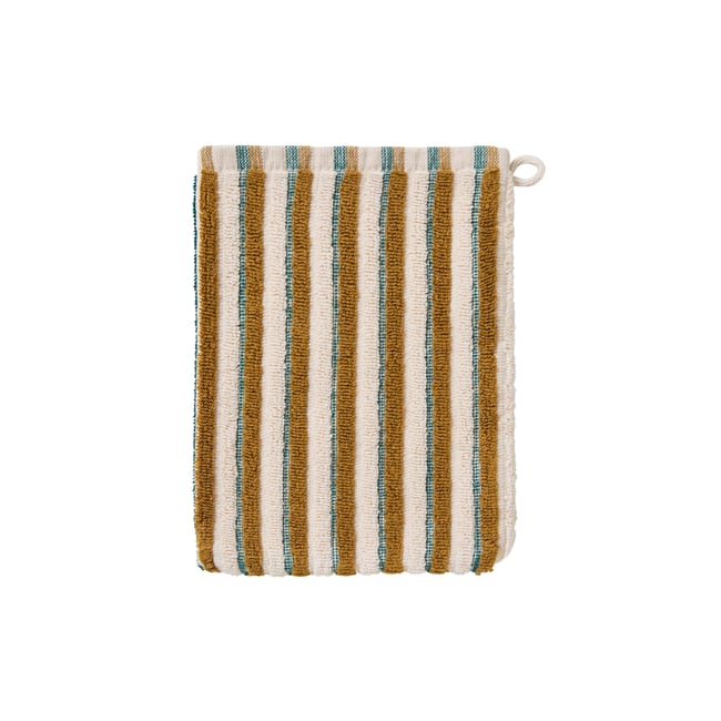Gant de toilette COMBO bronze/emeraude <span itemprop=
