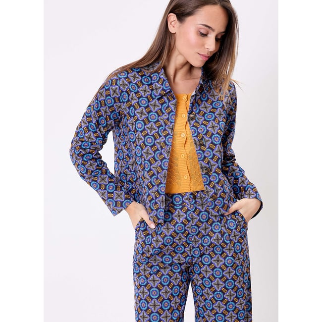 Veste courte coton stretch ALINE - PRINCESSE NOMADE