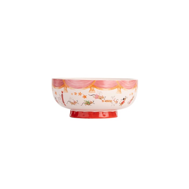 Set of 2 Nutcracker Footed Dessert Bowls, multi-coloured, CATH KIDSTON