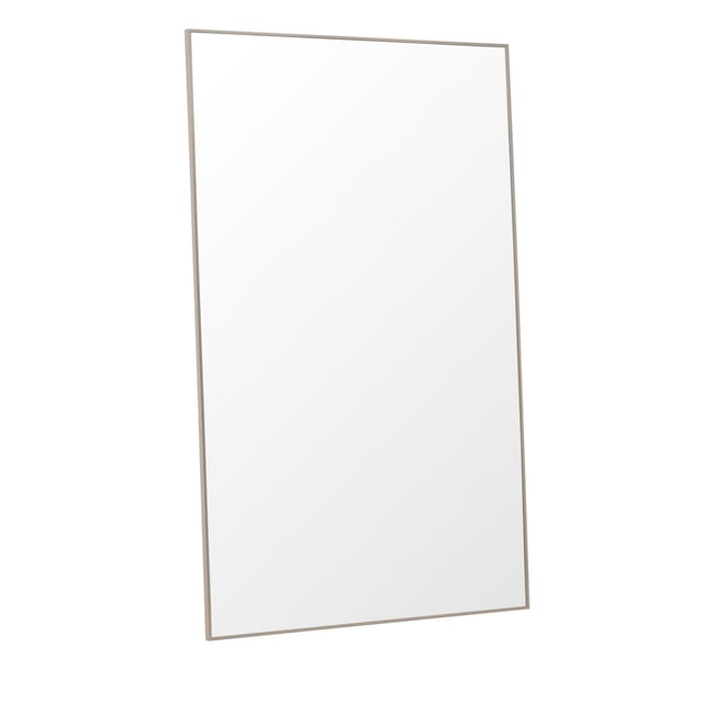 Miroir rectangulaire en aluminium 120x190cm- ORLANDO Couleur beige <span itemprop=