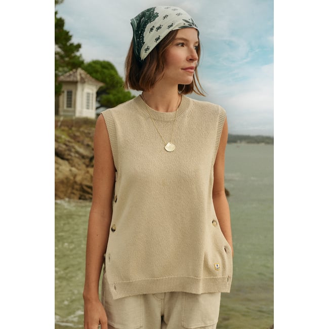 Débardeur en maille Héritage en coton HERITAGE - ARMOR-LUX