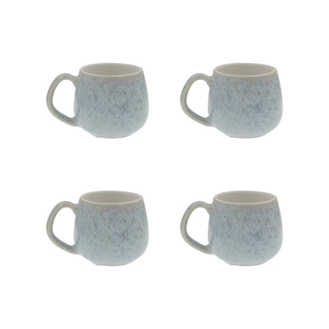Lot de 4 tasses expresso, BOREA Couleur bleu <span itemprop=