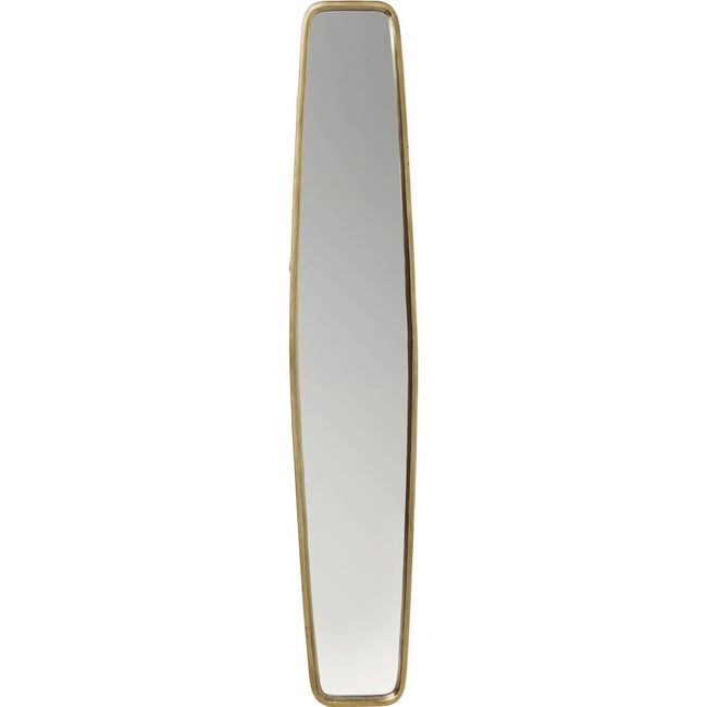Miroir allongé en aluminium, CLIP Couleur laiton <span itemprop=