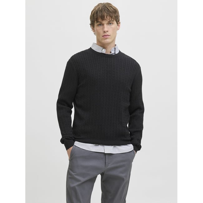 Pull en maille torsadée - JACK & JONES