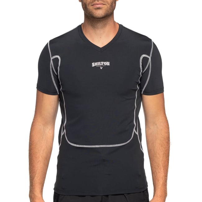 Tshirt de compression DEPT noir <span itemprop=