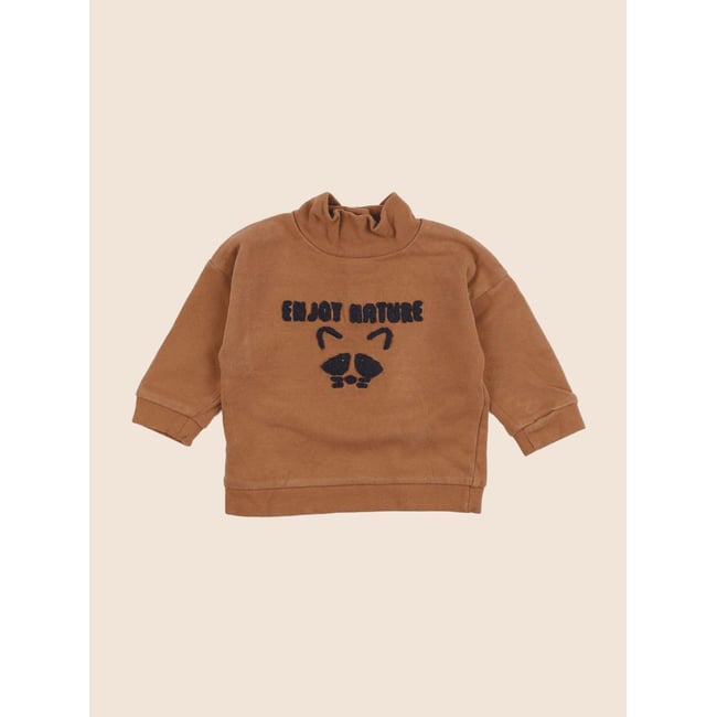 Sweat - Très bon état marron <span itemprop=