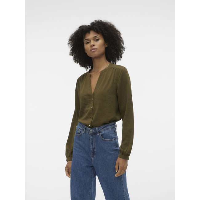 Chemise Neuve Scanty - Vert Olive Et Blanc - Taille S - Coupe Slim Fit