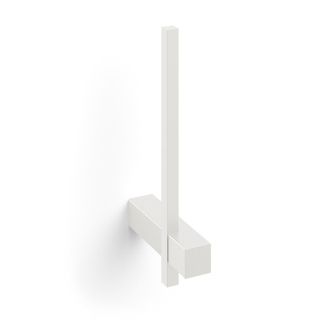 Suporte de papel higiénico Carvo, ZACK branco <span itemprop=