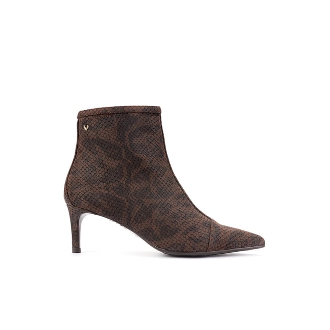 Bottines à talon cuir Fonte testa <span itemprop=