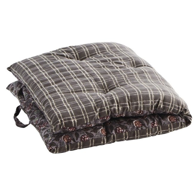 Matelas réversible coton gris <span itemprop=