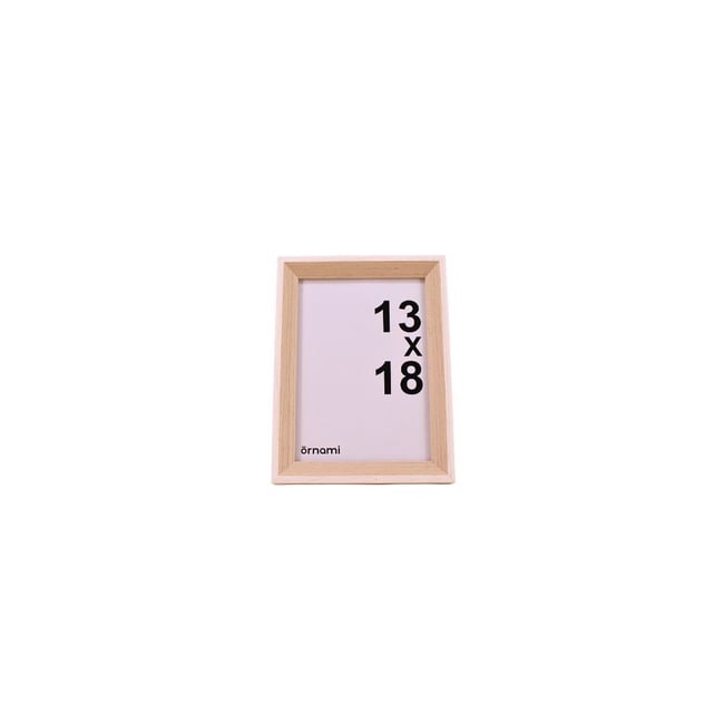 Cadre photo et naturel 13x18cm Couleur blanc <span itemprop=