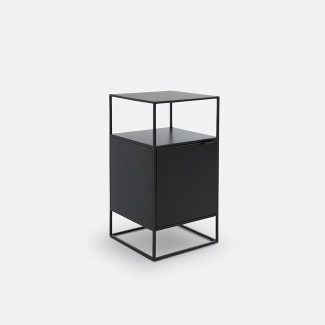 Hiba 1-Door Metal Bedside Table - LA REDOUTE INTERIEURS