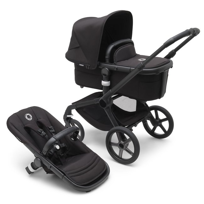 Duo poussette naissance tout terrain fox 5 noir Bugaboo La Redoute
