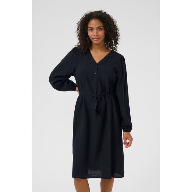 Blouse with long sleeve noir black <span itemprop=