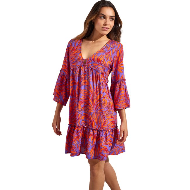 Tunique estivale ARRECIFE orange <span itemprop=
