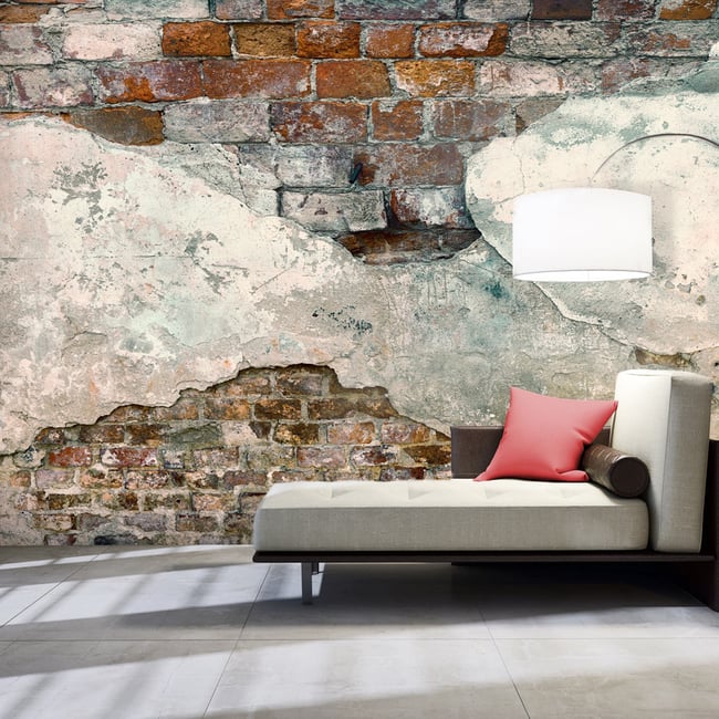 Papier peint intissé panoramique Tender Walls Couleur blanc <span itemprop=