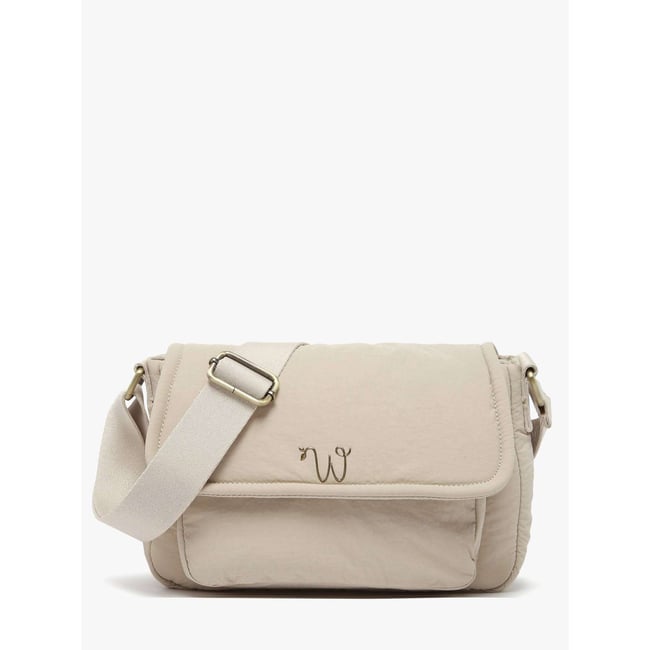 Sac bandoulière M Primevere chalk <span itemprop=