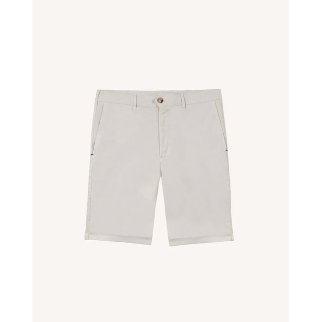 Short chino SAULIEU écru <span itemprop=