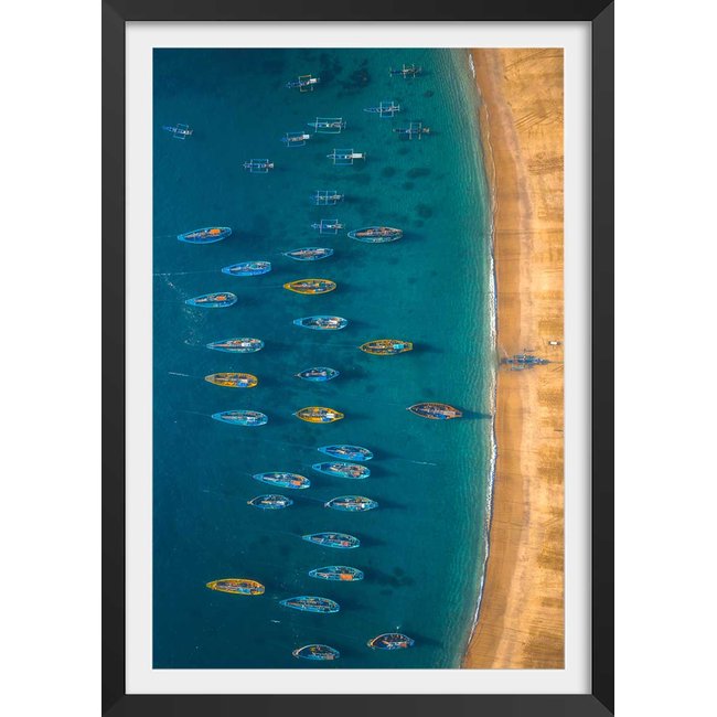 Poster bateaux de pêche - HEXOA