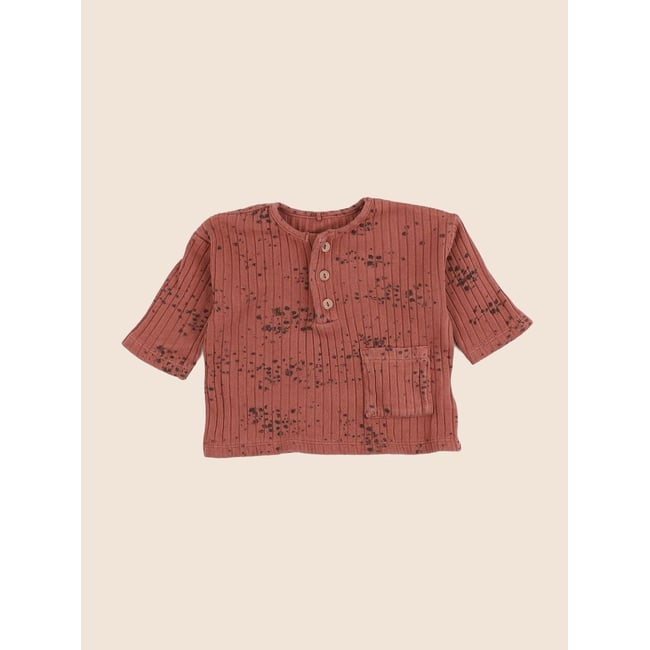 Tee-shirt - Etat satisfaisant marron <span itemprop=