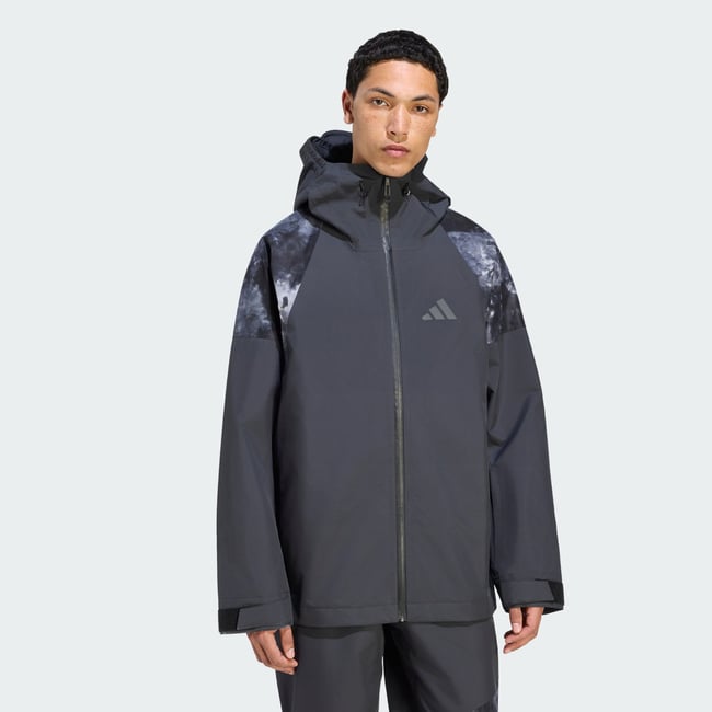 Veste Hybride Terrex Xperior Primeknit Spray Dye Climaproof+ black <span itemprop=