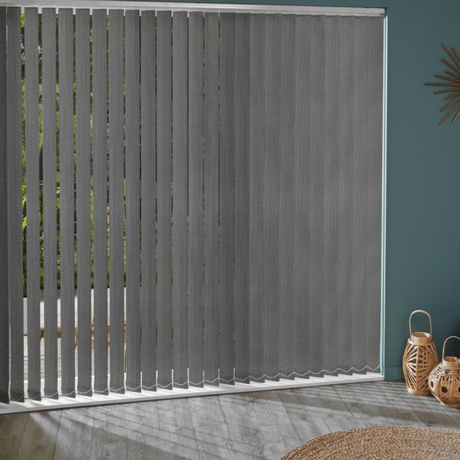 Lot de 5 lamelles verticales 89mm tissées pour store californien - MADECOSTORE