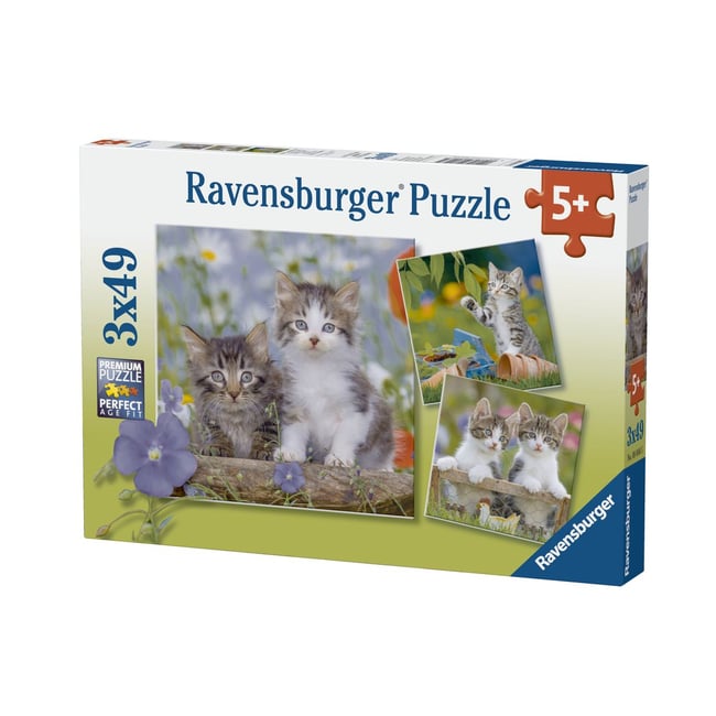 Ravensburger – Coffret 3 Puzzles Minecraft – 49 Pièces Chacun – Posters Inclus – Dès 5 Ans