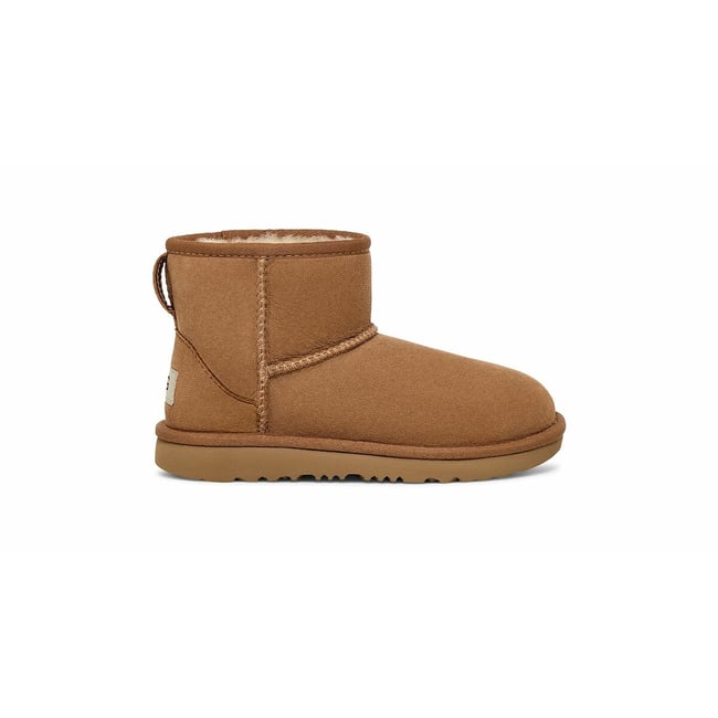 Boots fourrées Classic Mini II noisette <span itemprop=