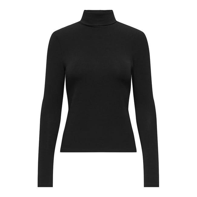 Pull dolcevita aderente nero  ONLY