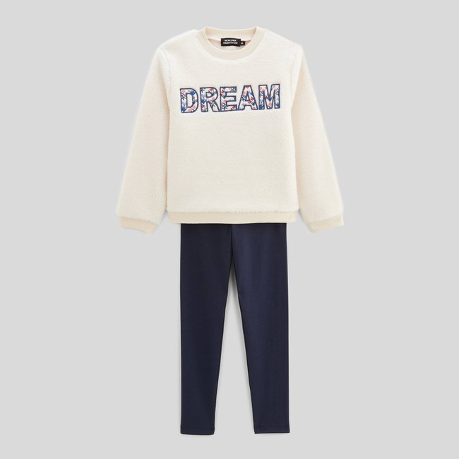 PYJAMA MOUMOUTE MOUTON FILLE naturel <span itemprop=