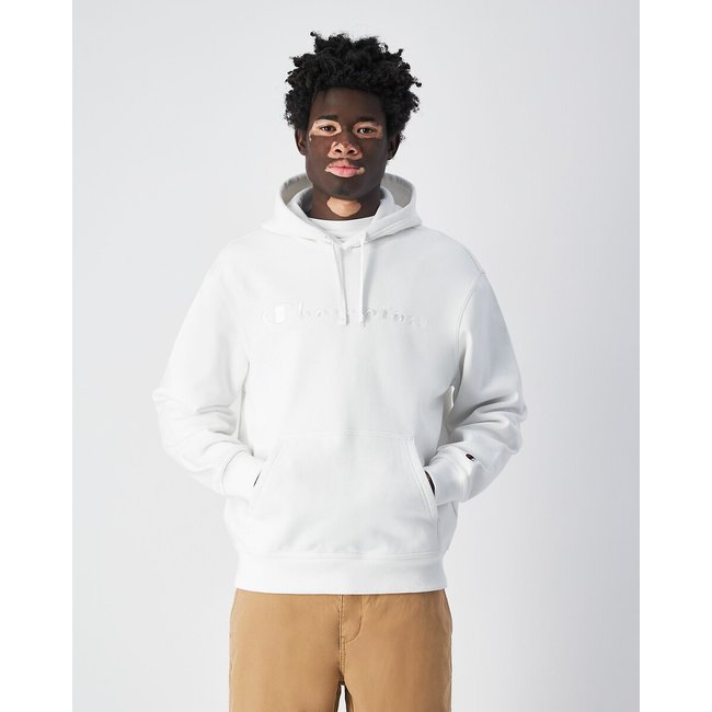 Sweat à capuche avec gros logo brodé - CHAMPION