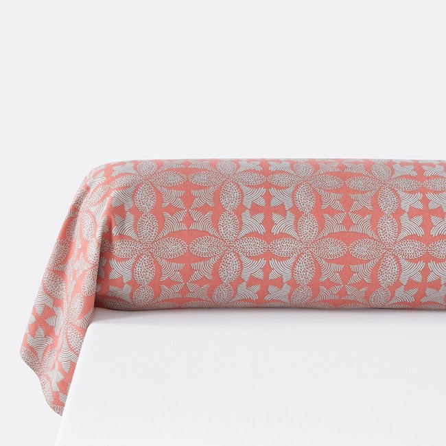 Bergame Floral Cotton Flannel Bolster Pillowcase grey/green/purple/pink SO'HOME