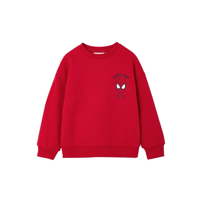 Sweat Spiderman rouge <span itemprop=
