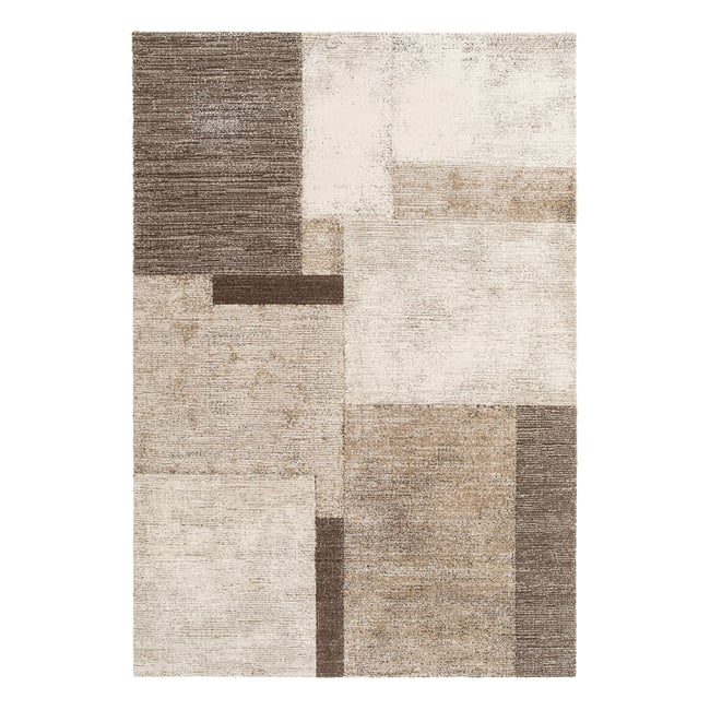 Tapis doux et design STAEL Couleur beige sable <span itemprop=