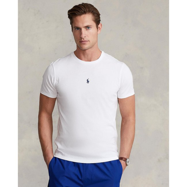 T-shirt col rond blanc <span itemprop=