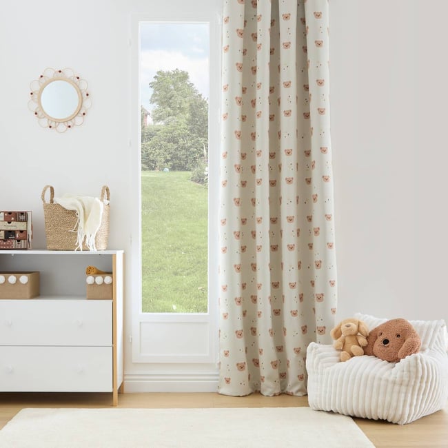 Rideau occultant pour enfant BILLIE beige <span itemprop=