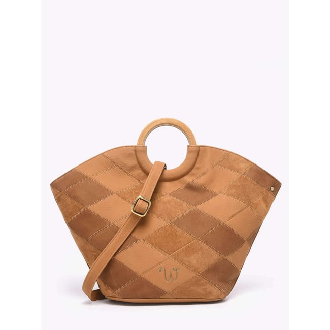 Sac porté main Neflier patchwork - WOOMEN