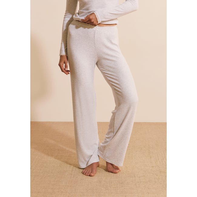 Pantalon de pyjama BASTIEN gris clair <span itemprop=