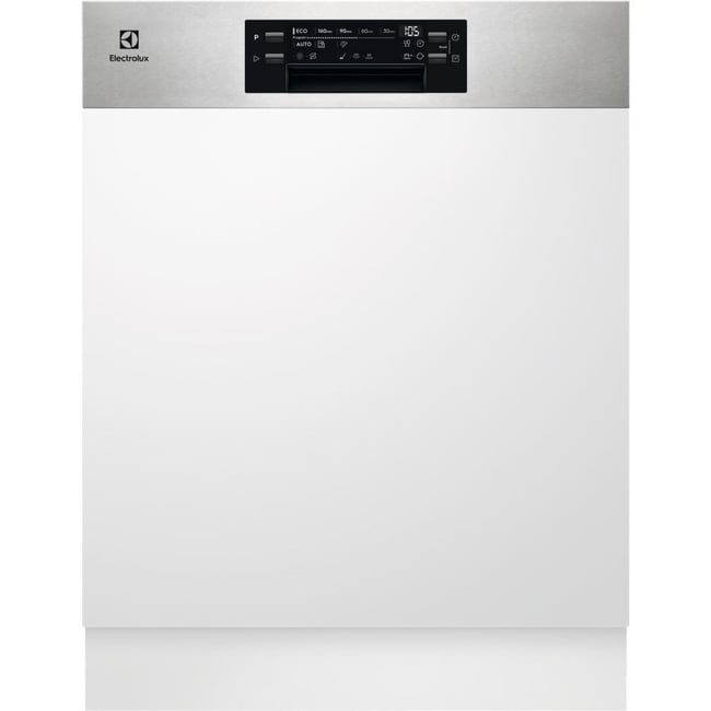 Lave vaisselle integrable 60 cm KEGB7400IX sans facade bandeau inox <span itemprop=