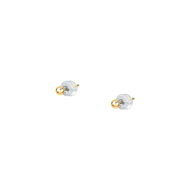 Boucles d'oreilles en or 375 et oxyde de zirconium or <span itemprop=