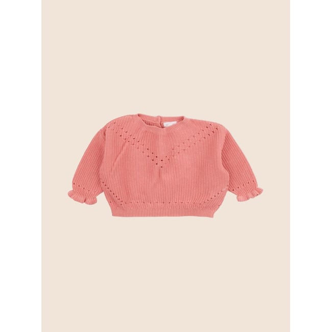 Pull - Très bon état orange <span itemprop=