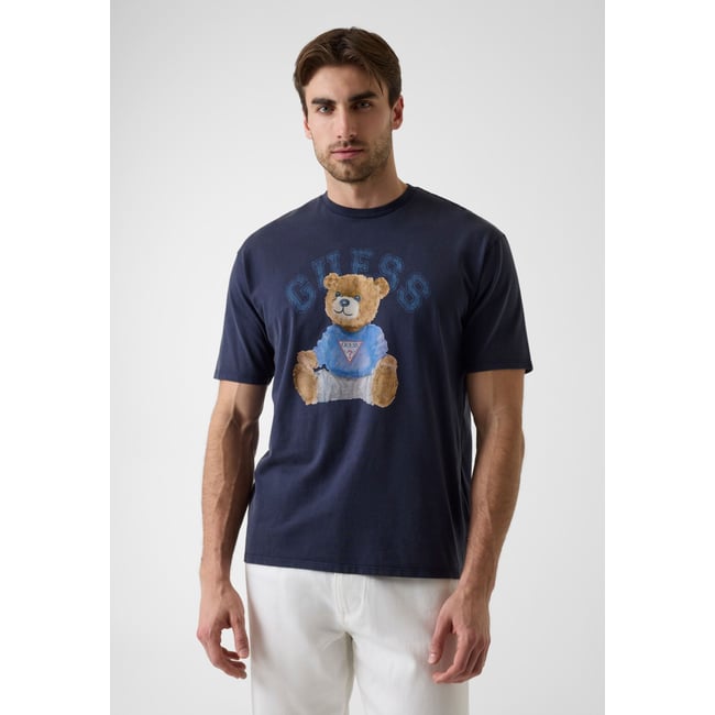 T-Shirt Ours En Peluche - GUESS