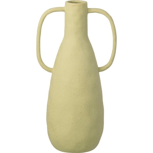 Vase en grès, Poterie artisanale Couleur vert menthe <span itemprop=