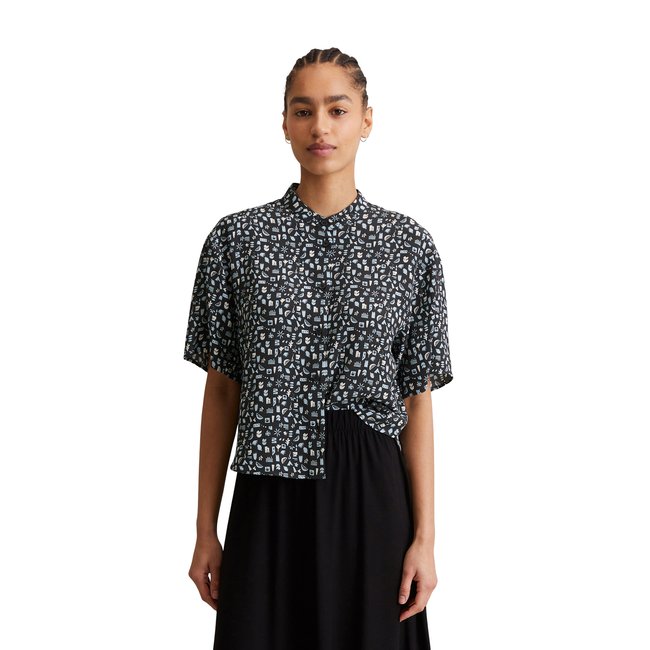 Chemisier crop relaxed en LENZING™ ECOVERO™ - MARC O’POLO DENIM