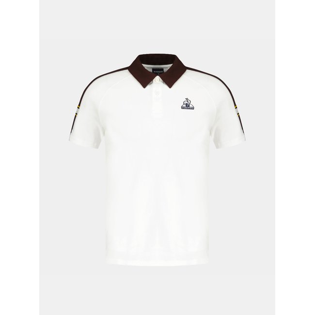 Polo Héritage marshmallow/molé <span itemprop=