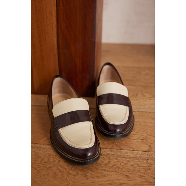 Mocassins MARTIN bordeaux <span itemprop=